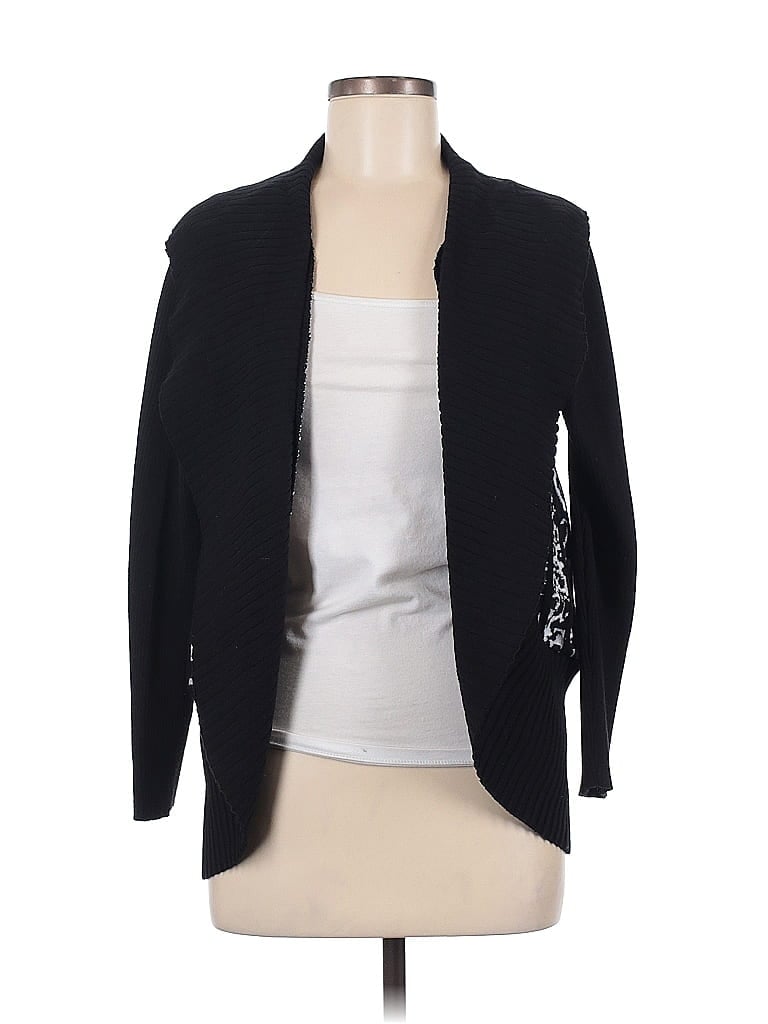 Pre-owned Angel Cardigan Sweater In Black