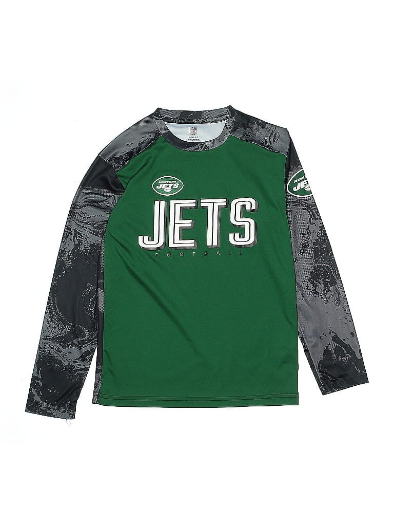 NFL 100% Polyester Green Long Sleeve T-Shirt Size 8 (big kids) - photo 1