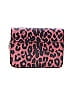 FURLA 100% Leather Animal Print Burgundy Pink Leather Crossbody Bag One size - photo 3