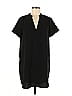Lush Solid Black Casual Dress Size M - photo 1