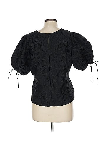 J.Crew Collection Short Sleeve Blouse (view 2)