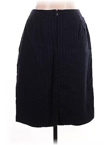 Linda Allard Ellen Tracy Wool Skirt (view 2)