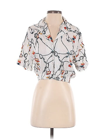 Pull&Bear Short Sleeve Blouse (view 1)