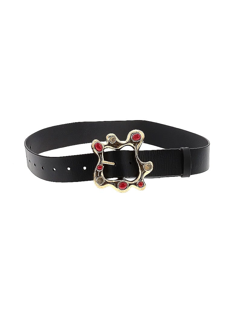 Cynthia Rowley 100% Leather Black Leather Belt Size S - photo 1