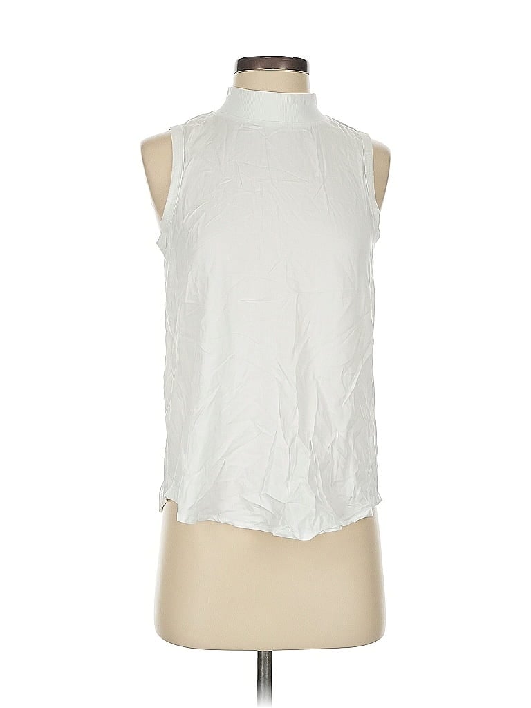 Allison Joy Sleeveless T-shirt In White