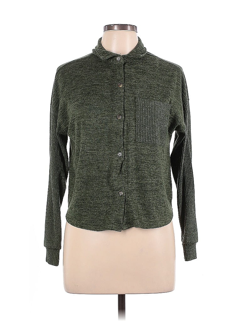 No Boundaries Green Cardigan Size L - photo 1