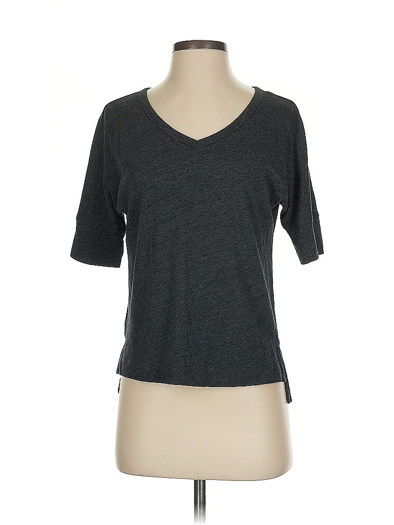 Pre-owned Ann Taylor Loft Short Sleeve T-shirt In Gray