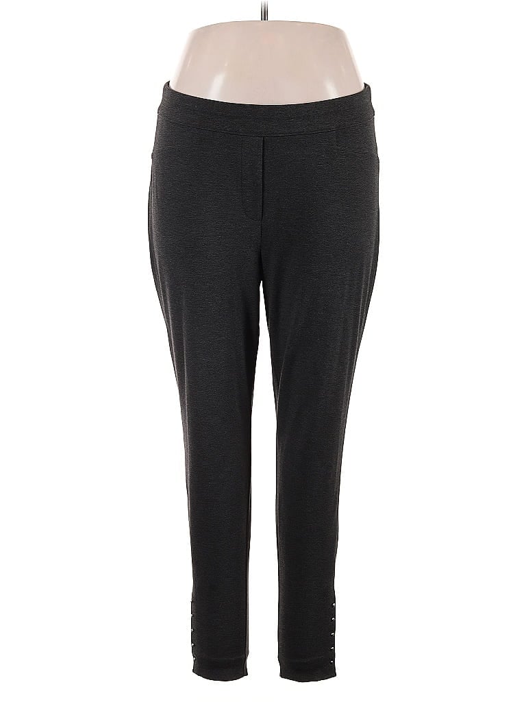 Chico's Solid Black Active Pants Size XL - photo 1
