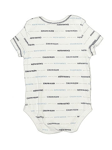 Calvin Klein Short Sleeve Onesie (view 2)