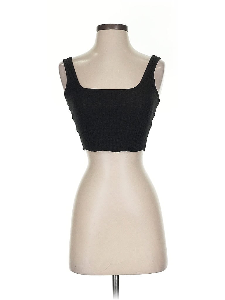Pre-owned Asos Design Sleeveless Top Black Sweetheart Neckline Tops