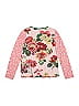 Mini Boden 100% Cotton Floral Pink 3/4 Sleeve T-Shirt Size 9 - photo 2