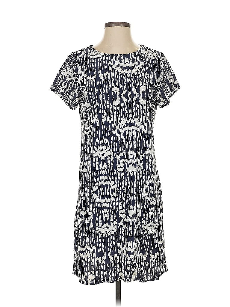 Jude Connally Print Blue Casual Dress Size S - photo 1