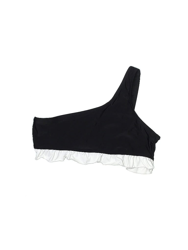 Click to view more detailed imagery on our partner's website Pre-owned Unbranded Swimsuit Top Black Solid Pattern Swimwear