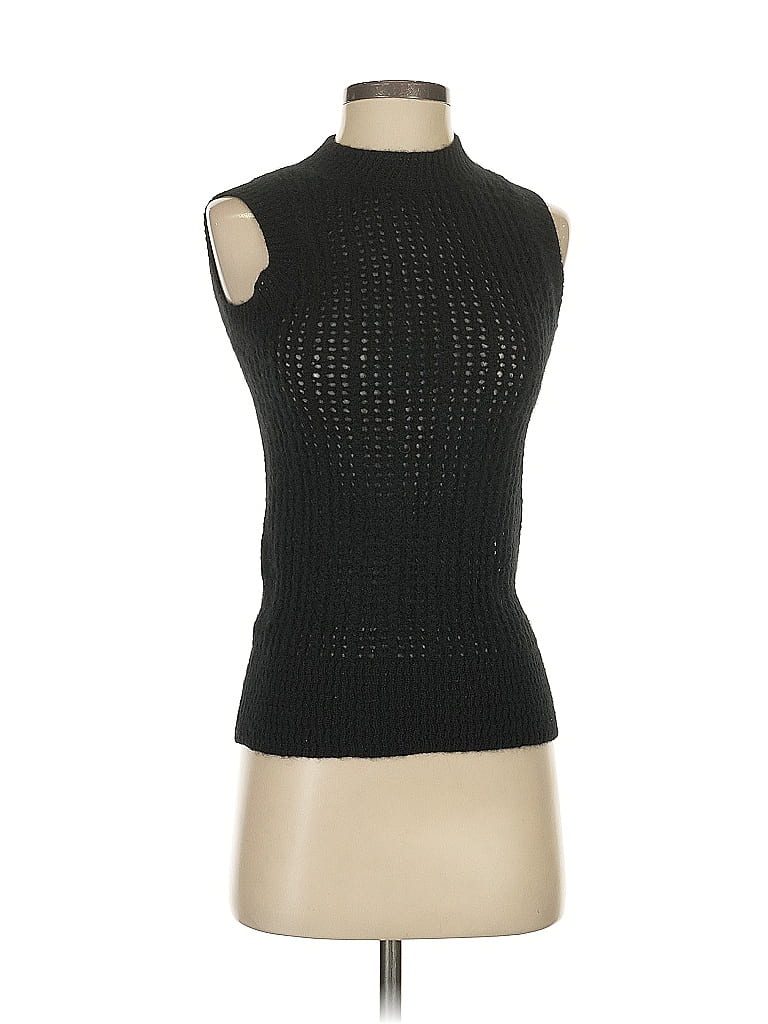 C by Bloomingdales 100% Cashmere Black Sweater Vest Size XS - photo 1
