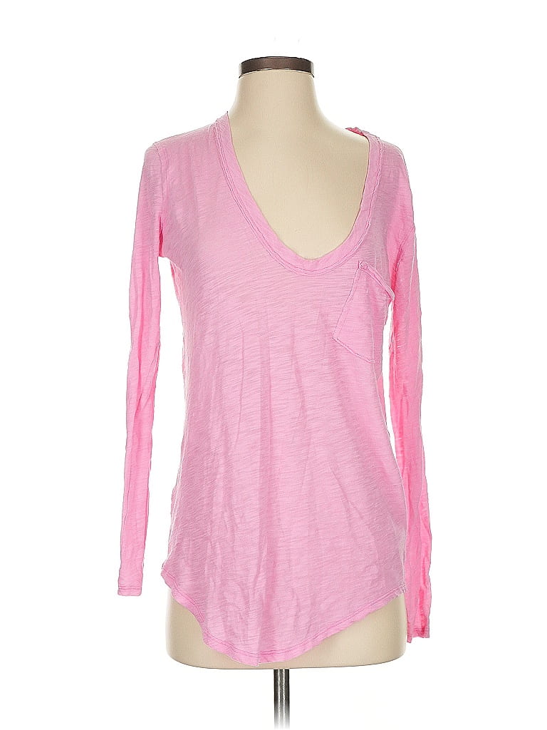 We the Free Pink Long Sleeve Top Size XS - photo 1