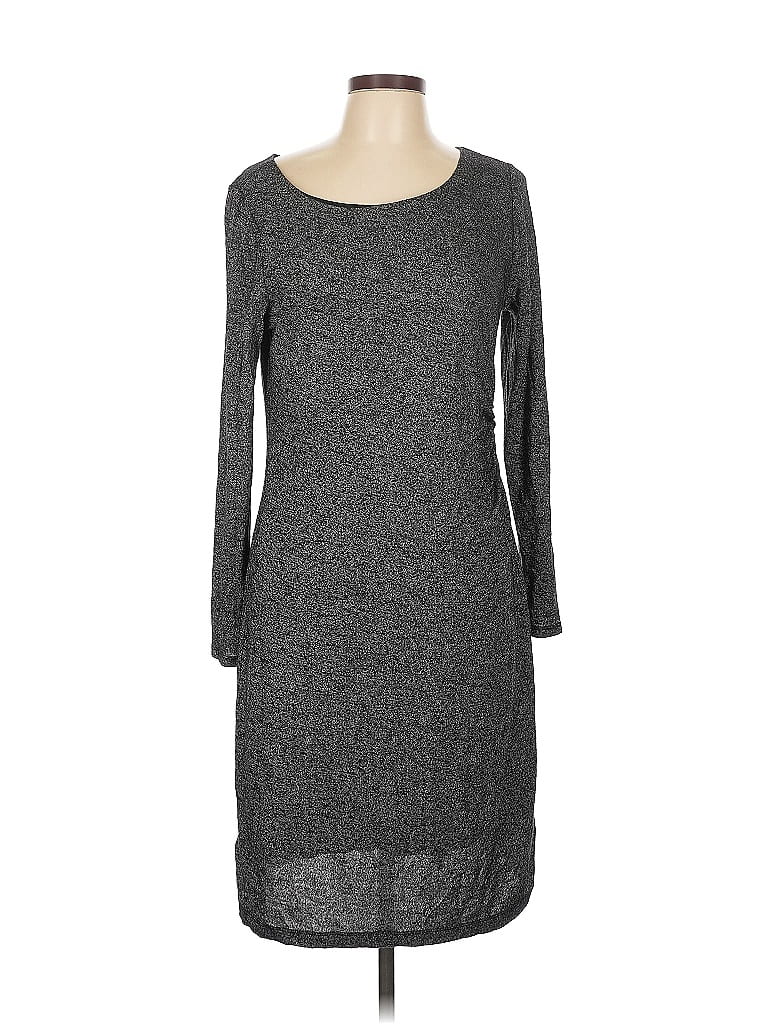 Pre-owned Ann Taylor Loft Casual Dress In Gray