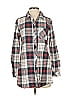 Barbour Plaid Ivory Blue Long Sleeve Blouse Size 4 - photo 1