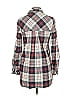 Barbour Plaid Ivory Blue Long Sleeve Blouse Size 4 - photo 2