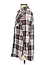 Barbour Plaid Ivory Blue Long Sleeve Blouse Size 4 - photo 5