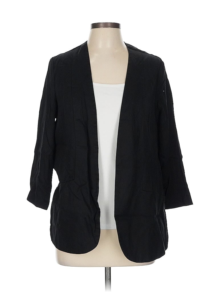 Pre-owned Harlowe & Graham Cardigan Sweater In Black