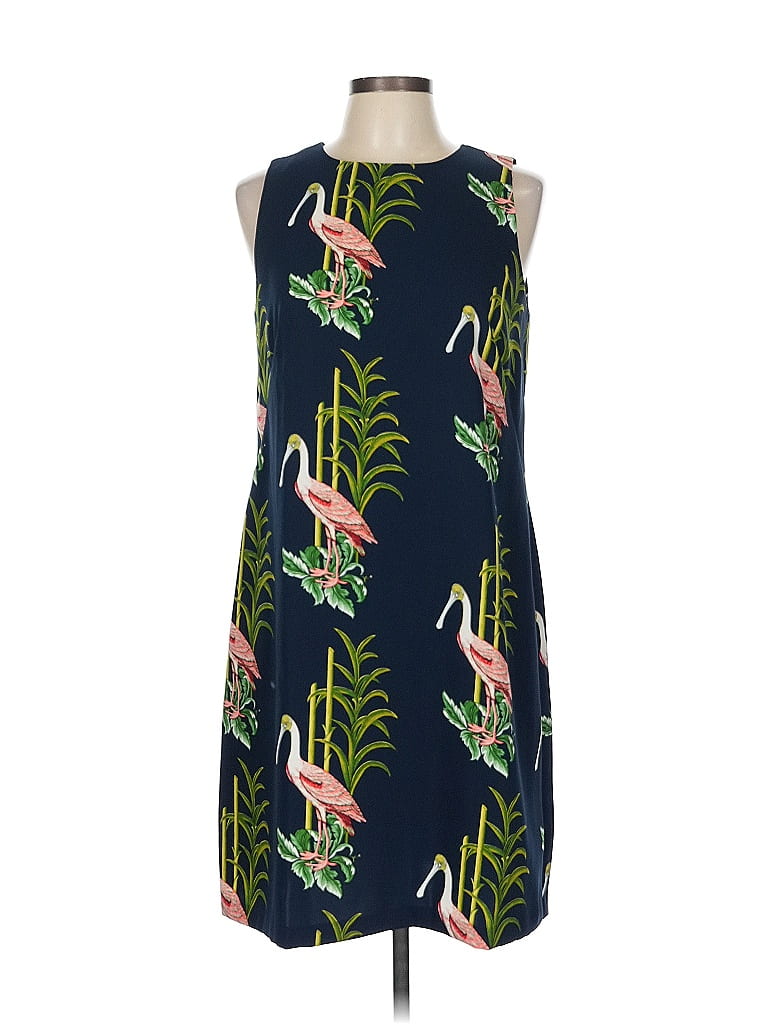 Ann Taylor Factory Tropical Blue Cocktail Dress Size 10 - photo 1