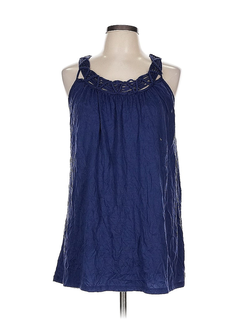 White Stag 100% Polyester Blue Sleeveless Blouse Size L - photo 1