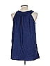 White Stag 100% Polyester Blue Sleeveless Blouse Size L - photo 2