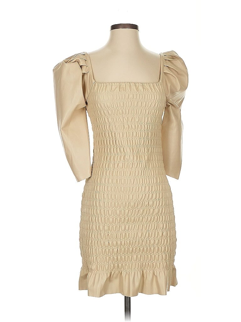 Saylor Tan Cocktail Dress Size S - photo 1