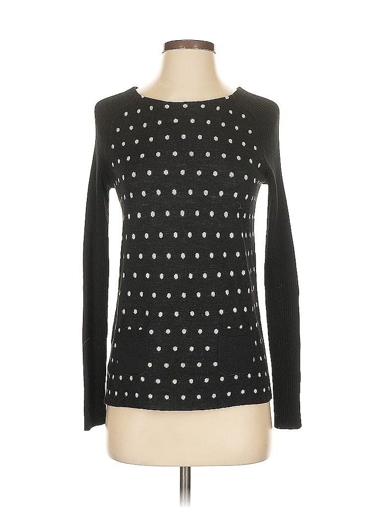 Pre-owned Ann Taylor Loft Pullover Sweater In Black