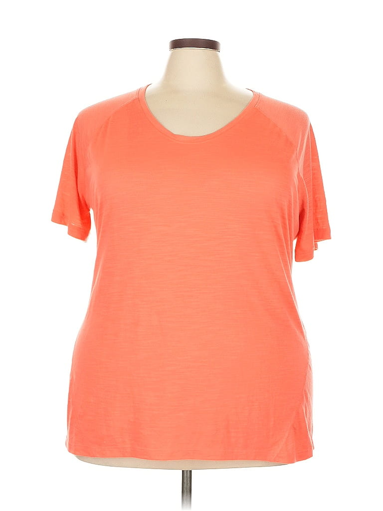 Terra & Sky Orange Active T-Shirt Size 3X - photo 1