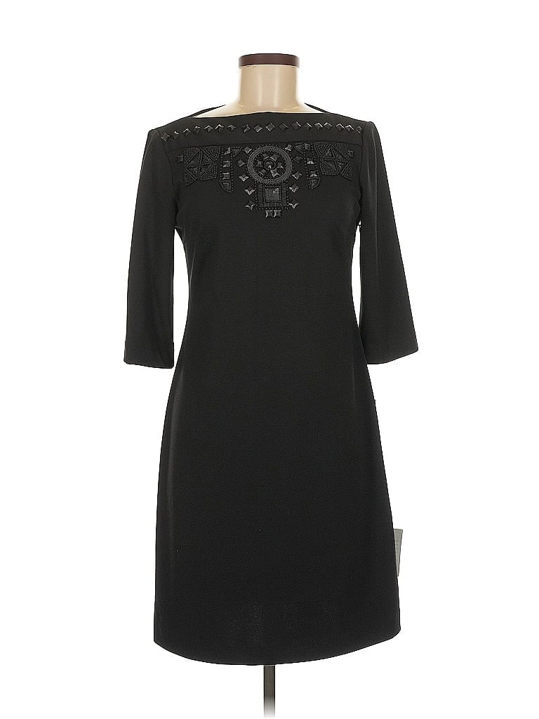 Donna Morgan Black Cocktail Dress Size 6 - photo 1