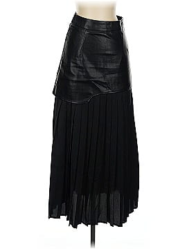 Commense Faux Leather Skirt