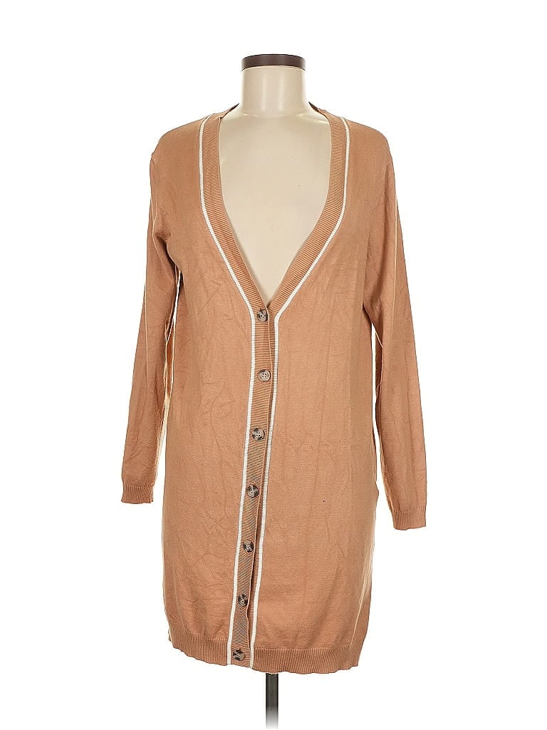 41HAWTHORN Pre-owned Cardigan Sweater In Brown