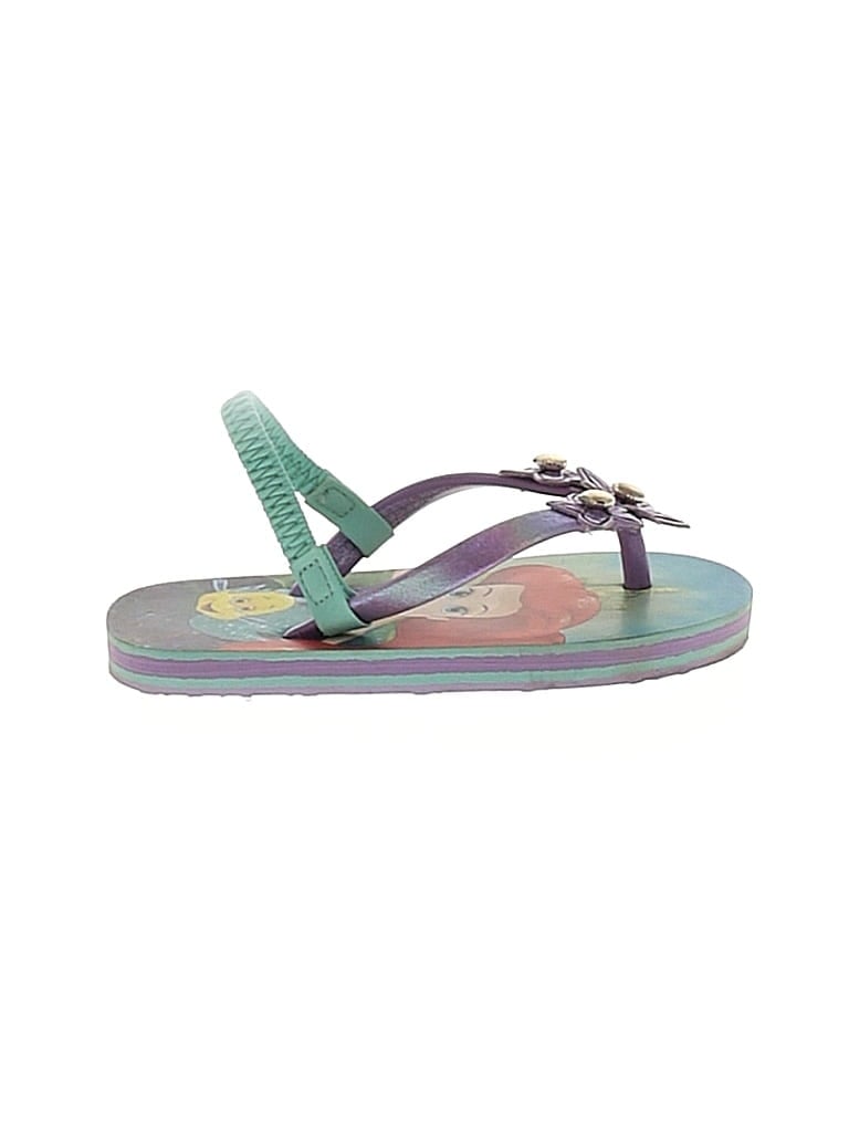 Disney Tropical Green Purple Sandals Size 7 - photo 1