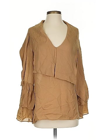 TSE 3/4 Sleeve Silk Top (view 1)