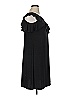 MSK Solid Black Casual Dress Size XL - photo 4