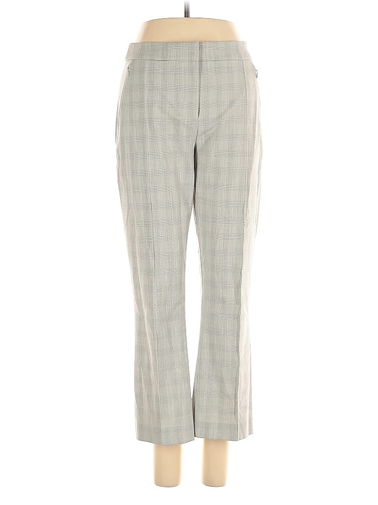 Elie Tahari Plaid Gray Casual Pants Size 2 - photo 1