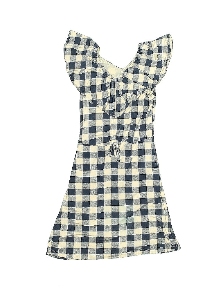 Kate Quinn Organics Checkered-gingham Blue Dress Size 13 (big kids) - photo 1