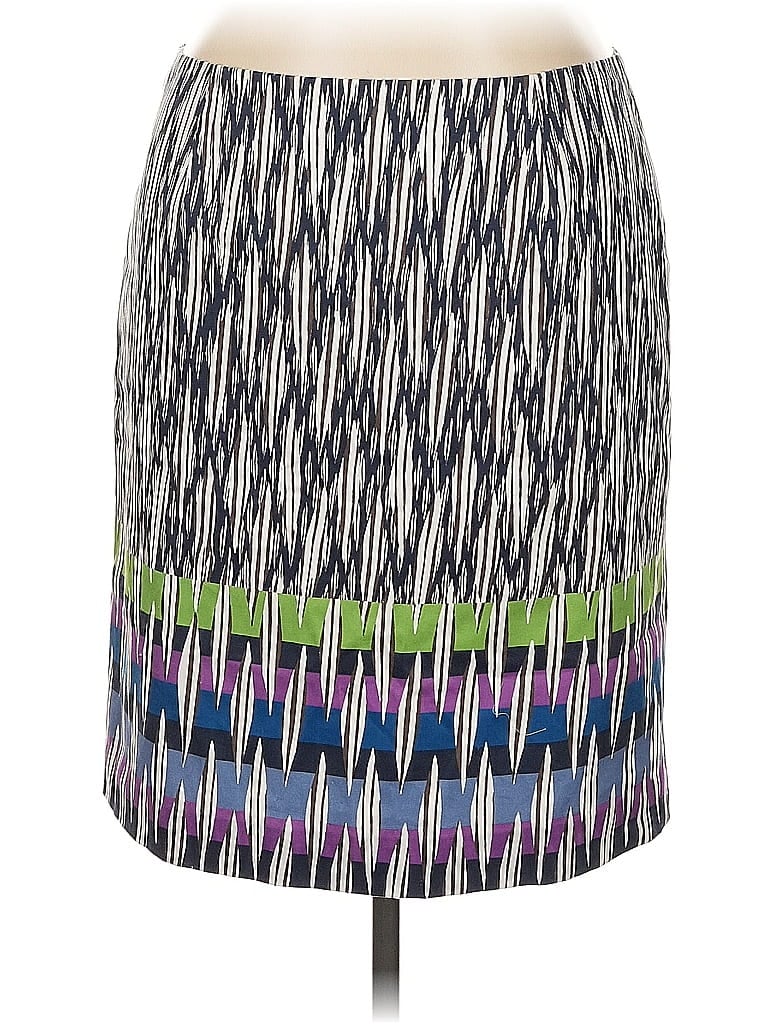 Worth New York Graphic Purple Casual Skirt Size 16 - photo 1