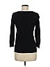 Ann Taylor LOFT Black 3/4 Sleeve Top Size M - photo 2