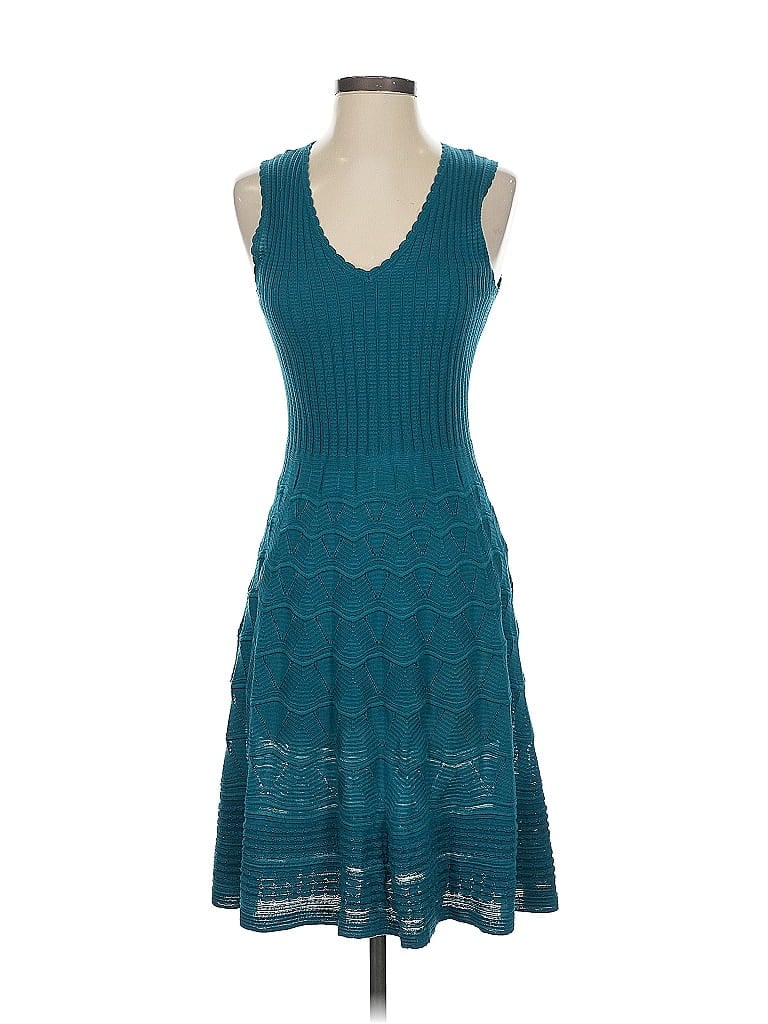 M Missoni Teal Cocktail Dress Size EU (IT) 40 / US 4 - photo 1