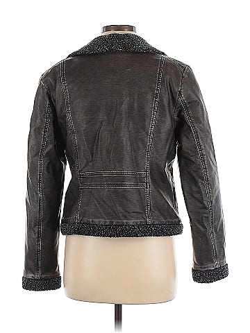 CoffeeShop Faux Leather Jacket (view 2)