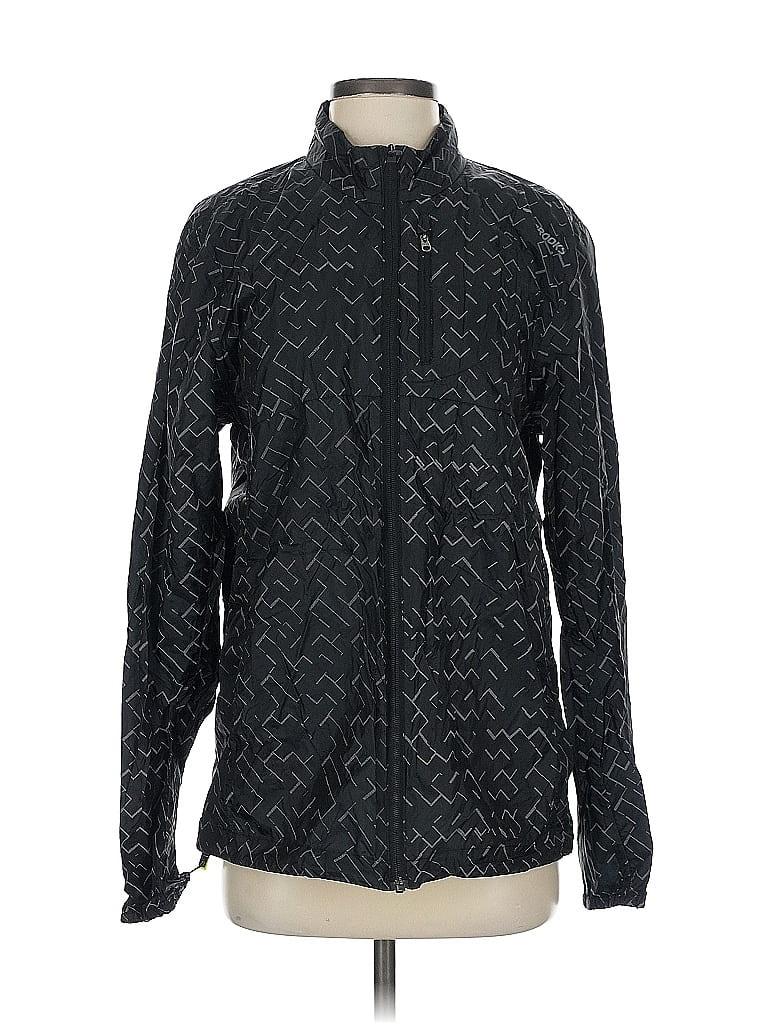 Brooks 100% Polyamide Argyle Black Jacket Size S - photo 1