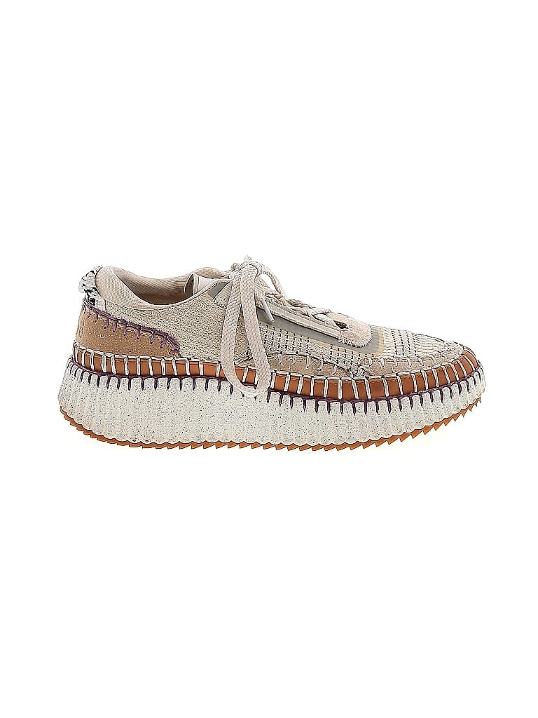 Chloé Tan Nama Sneakers Size EU 39 - photo 1