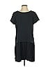 Waverly Grey 100% Polyester Solid Black Casual Dress Size S - photo 1