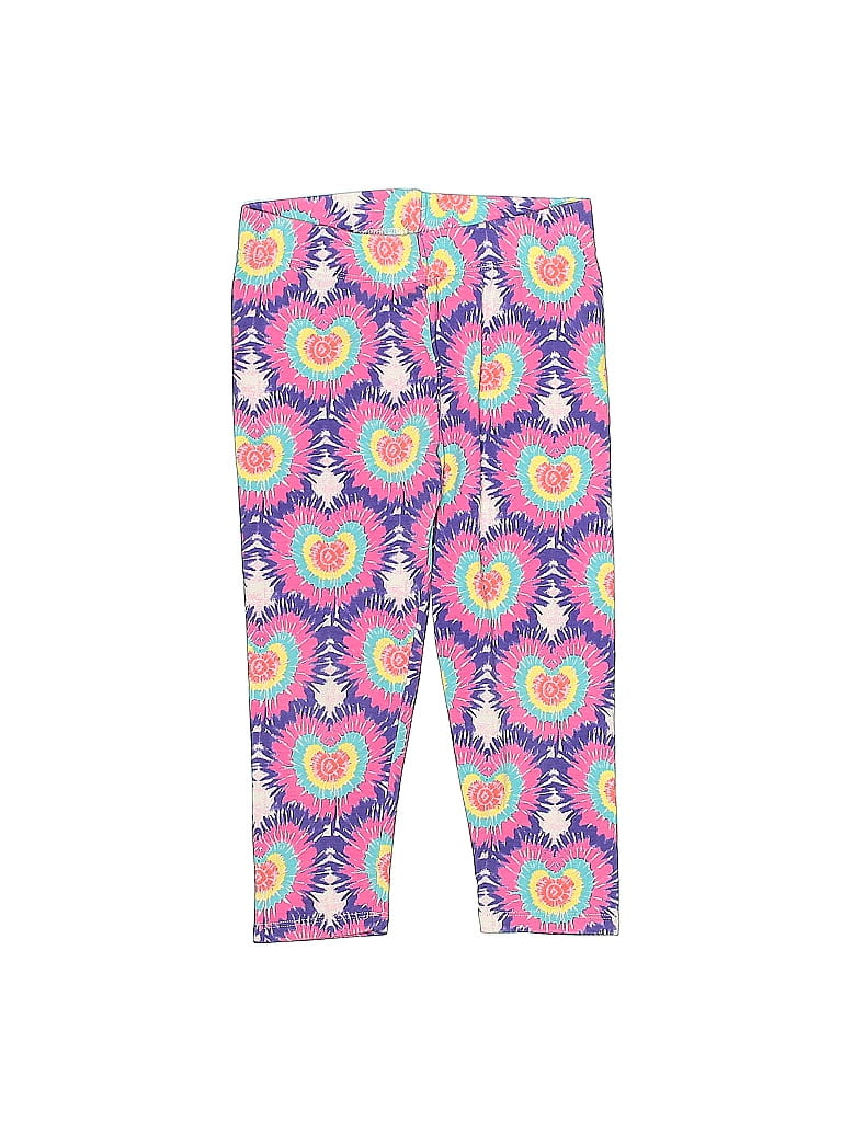 Gymboree Hearts Purple Pink Leggings Size 7 (big kids) - photo 1