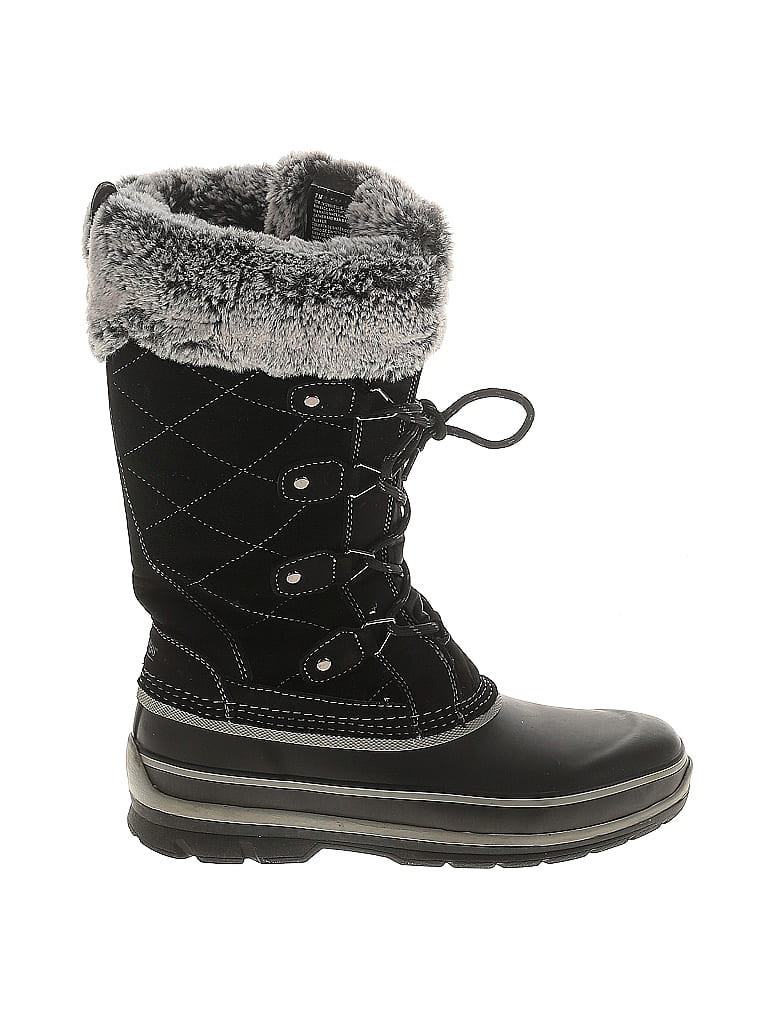 Khombu Black Rain Boots Size 7 - photo 1