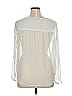 Jennifer Lopez 100% Polyester Ivory Long Sleeve Blouse Size XL - photo 2
