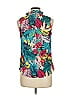 MELLODAY Teal Sleeveless Blouse Size M - photo 2