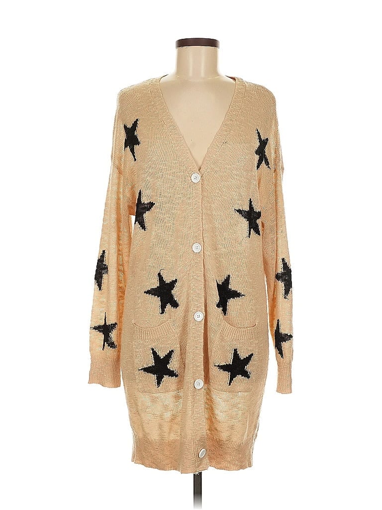 Pre-owned Unbranded Cardigan Sweater In Brown